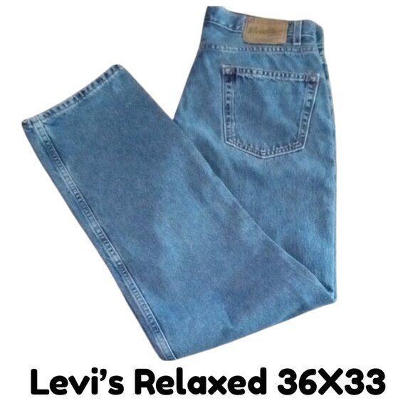 Levi's Relaxed Fit 36X33 - Picture 1 of 16